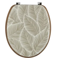 Abattant WC 18 pouces façon bois acacia Rustique Mimétisme