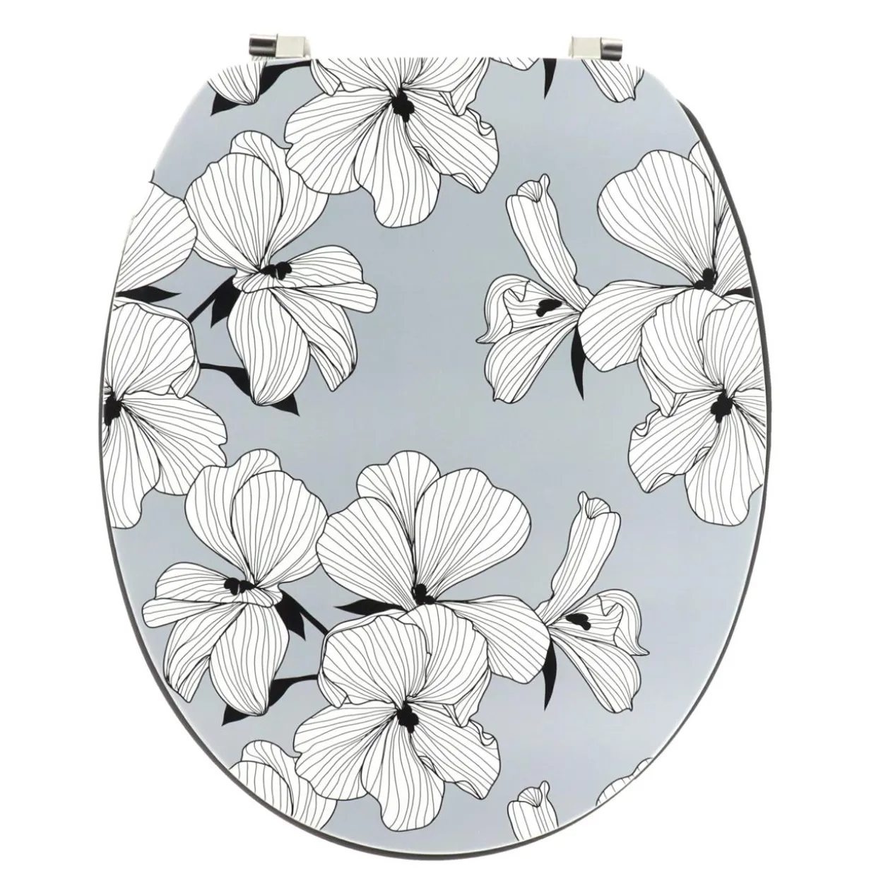 Abattant WC 18 pouces MDF Ecrin Gris