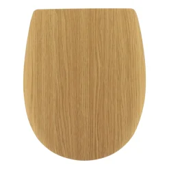 Abattant WC 18 pouces MDF Façon Chêne Beige