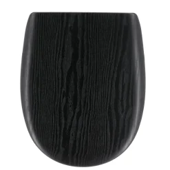 Abattant WC 18 pouces MDF Façon Bois Scandi Noir