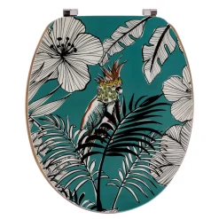 Abattant WC 18 pouces MDF Jungle Fever Bleu