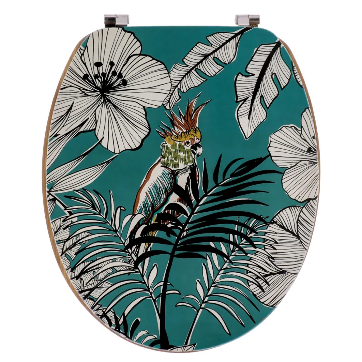 Abattant WC 18 pouces MDF Jungle Fever Bleu