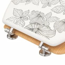 Abattant WC Blackflora Blanc