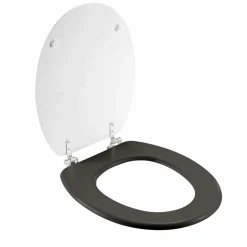 Abattant WC bois (37 x 46 cm) Cocoty Noir