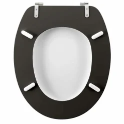Abattant WC bois (37 x 46 cm) Cocoty Noir