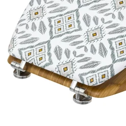 Abattant WC bois (36 x 42,5 cm) Hapache Multicolore