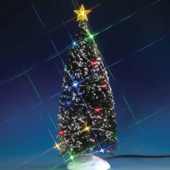 Accessoire Lemax (H25 cm) Sapin enneigé lumineux à piles