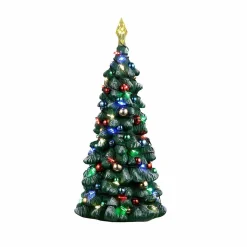 Accessoire Lemax (H16 cm) Sapin de Noël lumineux Multicolore