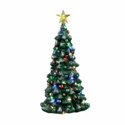 Accessoire Lemax (H16 cm) Sapin de Noël lumineux Multicolore