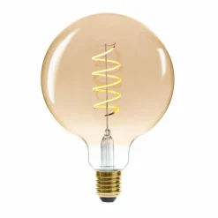 Ampoule lumineuse Glode torsadé Ambre