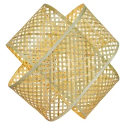 Applique murale en bambou (H40 cm) Palmaya Naturel