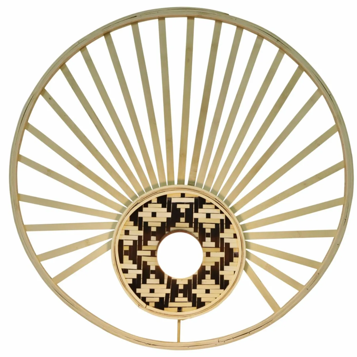 Applique murale en bambou (D50 cm) Lagunee Naturel