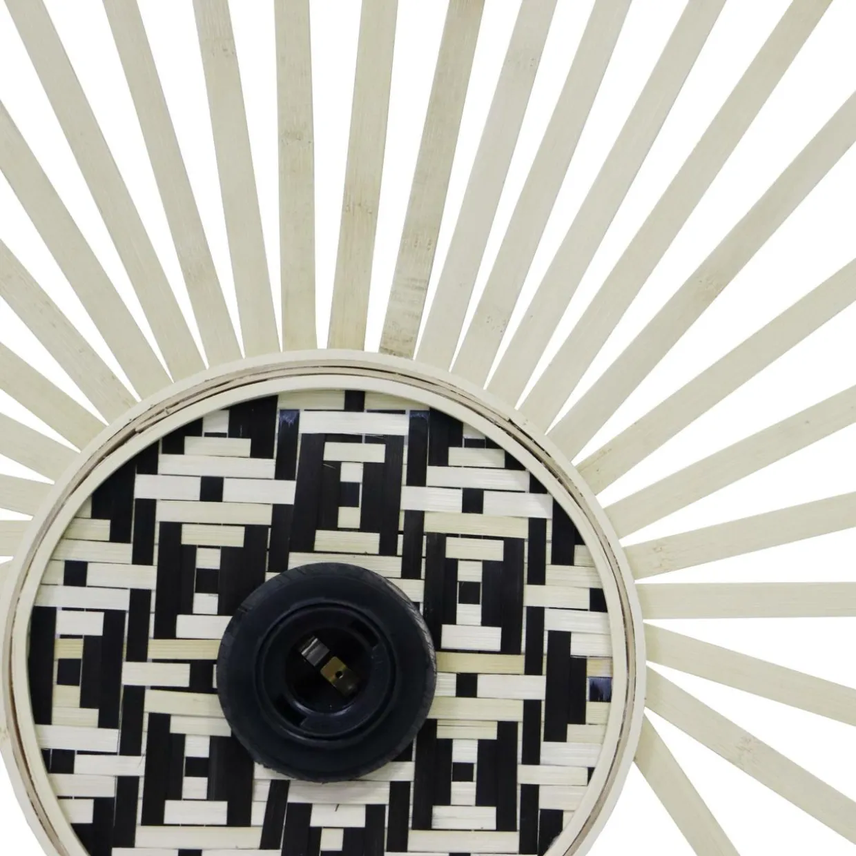 Applique murale en bambou (D50 cm) Lagunee Naturel