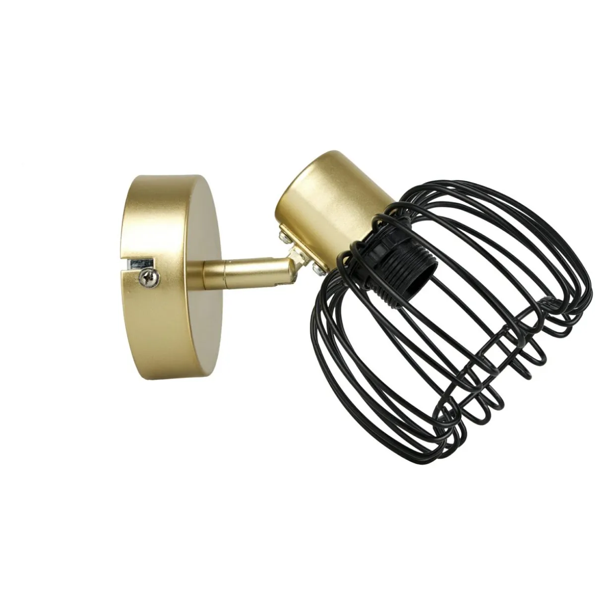 Applique murale orientable métal (15 x 14 cm) Loft Or