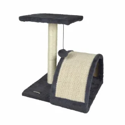 Arbre à chat avec jouet et tunnel Anthracite