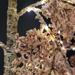 Arbre lumineux 600 LED (H200 cm) Saule pleureur Fleur Rose