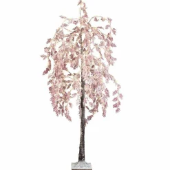 Arbre lumineux 600 LED (H200 cm) Saule pleureur Fleur Rose