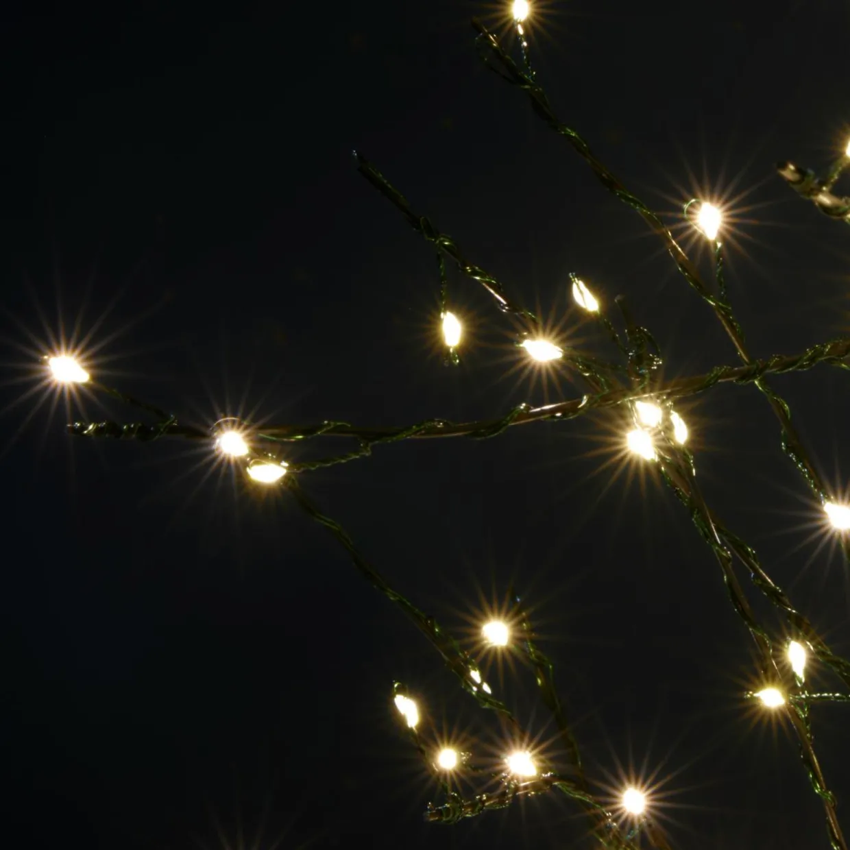 Arbre lumineux 360 LED (H180 cm) Bouleau d'hiver Blanc chaud