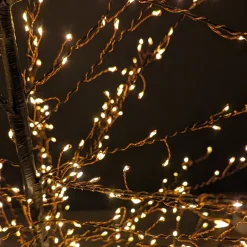 Arbre lumineux 1755 LED (H175 cm) Christmas Luxe Noir et blanc chaud