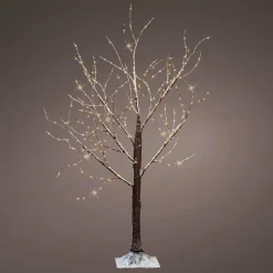 Arbre lumineux 300 Micro LED (H100 cm) Bouleau Cayden Blanc chaud