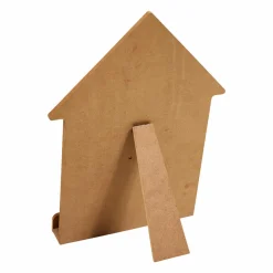 Ardoise chevalet enfant bois (30 x 40 cm) Maison Marron