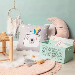 Attrape-rêves mural (L60 cm) Dentelle Blanc