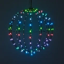 Ballon lumineux Digital 168 LED (D40 cm) Pliable Multicolore