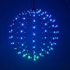 Ballon lumineux Digital 168 LED (D40 cm) Pliable Multicolore
