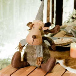 Bloc-porte Renne de Noël (H54 cm) Alexis