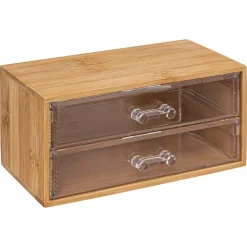 Boite à bijoux Selena Bambou Naturel