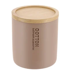 Boite à coton Purebamboo Cappuccino