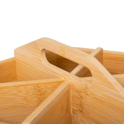 Boite à thé rotative bambou (22 x 12,5 cm) Néo Naturel