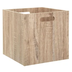 Boite de rangement (31 x 31 x 31 cm) Mano bois Naturel