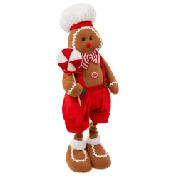 Bonhomme pain d'épices (H85 cm) Marcel et jambes téléscopiques