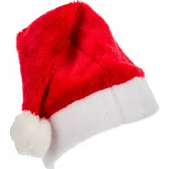 Bonnet de Père Noël pour adulte Rouge