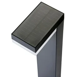 Borne de jardin solaire 600 lumens (H50 cm) Elite Gris anthracite