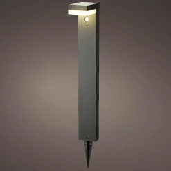 Borne de jardin solaire 600 lumens (H70 cm) Elite Gris anthracite