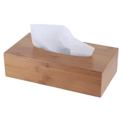 Boîte à mouchoirs en bambou Marron