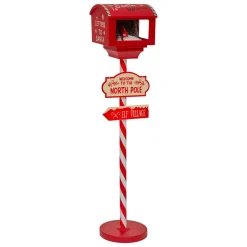 Boîte aux lettres (H120 cm) Lutin et flocons de neige