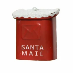 Boîte aux lettres (H6,5 cm) Santa de Noël Rouge