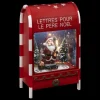 Boule à neige lumineuse 12 LED (H40 cm) Boîte aux lettres du Père Noël