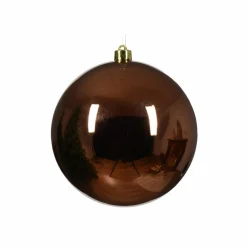 Boule de Noël (D140 mm) Alpine Brun café