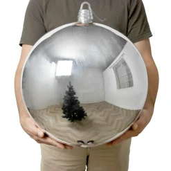 Boule de Noël (D400 mm) New Alpine XXL Argent