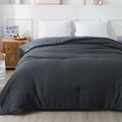 Boutis (230 x 250 cm) Century Gris anthracite