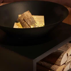 Brasero de jardin (D75 x H58 cm) Moderna Noir