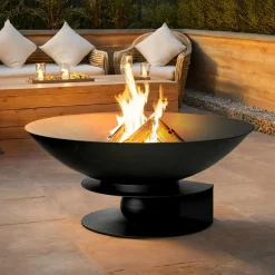 Braséro d'extérieur (D60 x H50 cm) Flambo Noir