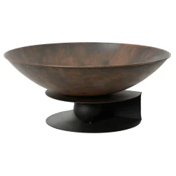 Braséro d'extérieur (D60 x H50 cm) Flambo Brun antique