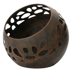 Braséro d'extérieur rond (D50 x H45 cm) Pyra Brun antique