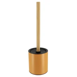 Brosse WC métal Purebamboo Jaune moutarde