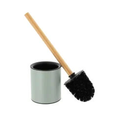 Brosse WC métal Purebamboo Vert eucalyptus